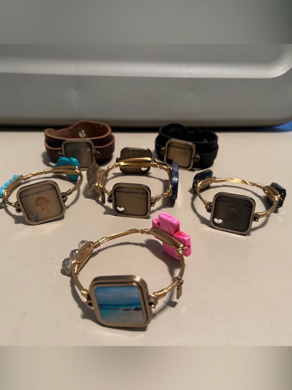 Cadella’s Photo Tile Bracelets and Cuffs